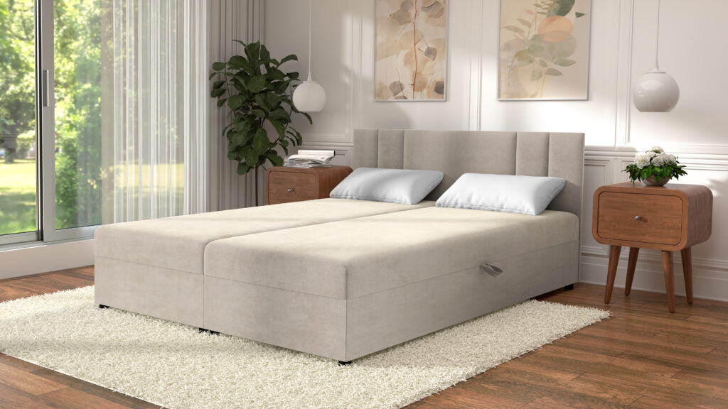 Łóżko kontynentalne | With