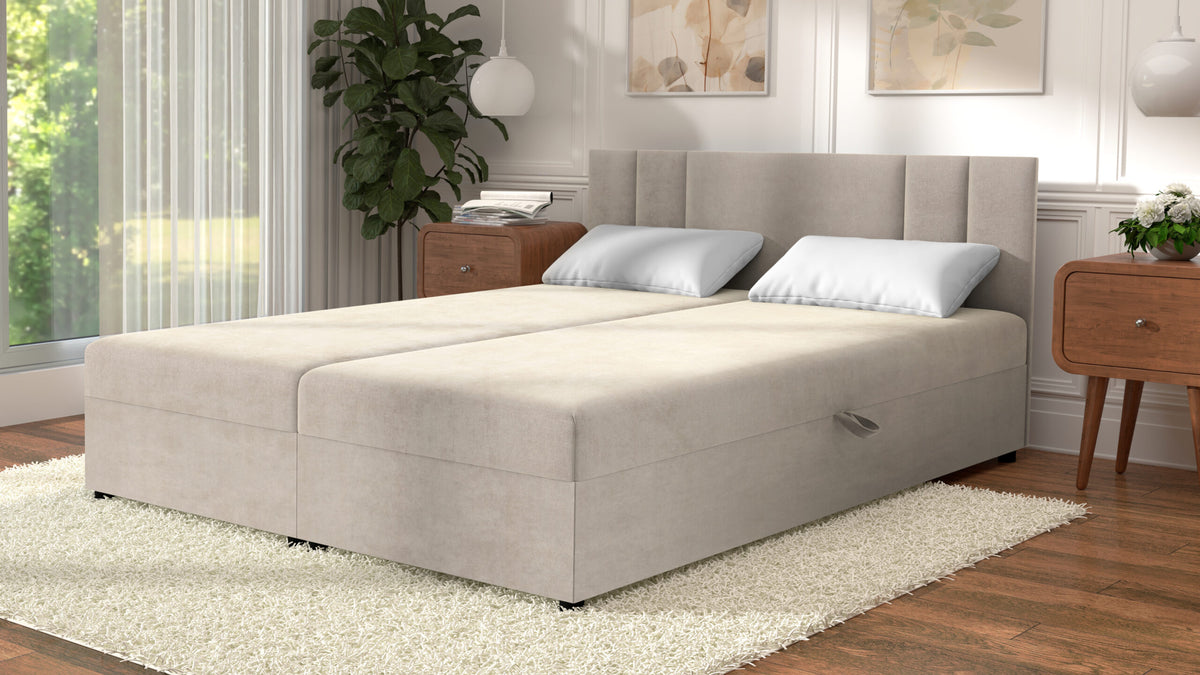 Łóżko kontynentalne | With