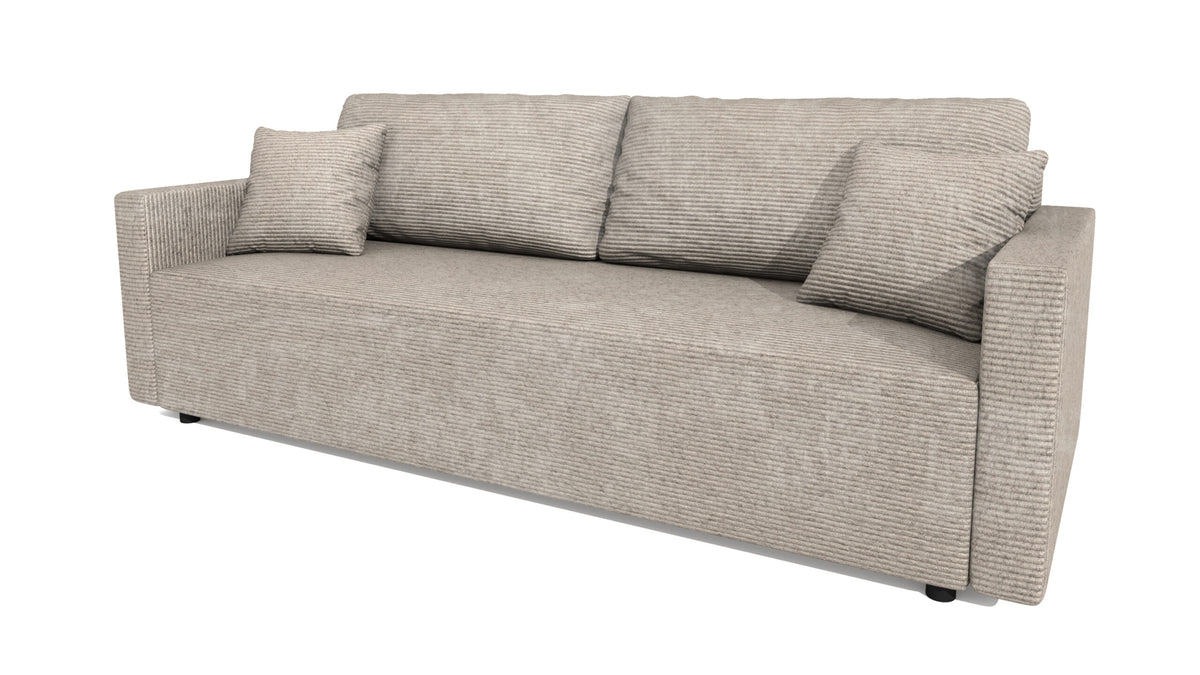 Kanapa rozkładana do salonu Aspen sztruks