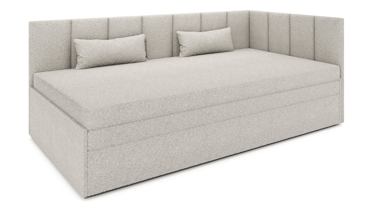 Łóżko Tapczan Alex WOOLLY Baranek BOUCLÉ T30