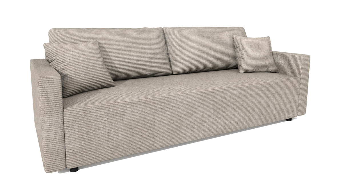 Kanapa rozkładana do salonu Aspen sztruks