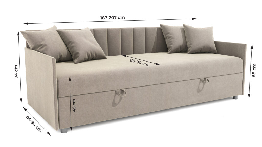 Tapczan łóżko kanapa Lilka