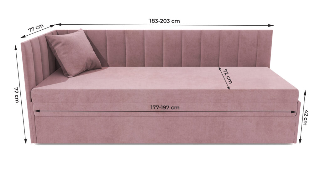 Tapczan łóżko Tutuś Duo