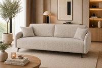 Kanapa rozkładana Mila 215 cm z funkcją spania 140x200, bonell, Szenil