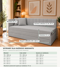 Tutuś Duo Bonell – Wymiary