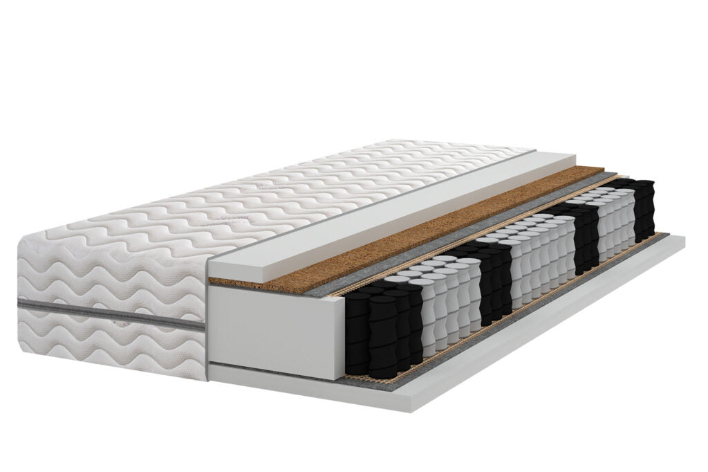 Materac dwustronny Pocket kokos Q 17-18 cm Twardy